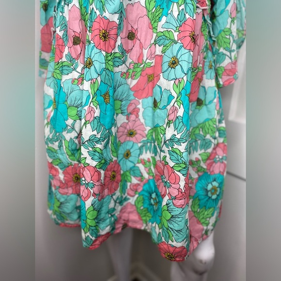 BOSTON PROPER NWT Bouquet of Summer Peasant Dress - Picture 5 of 11